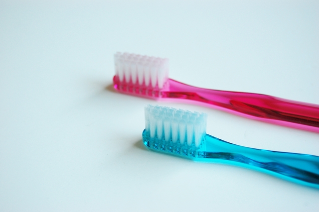 ２本の歯ブラシ